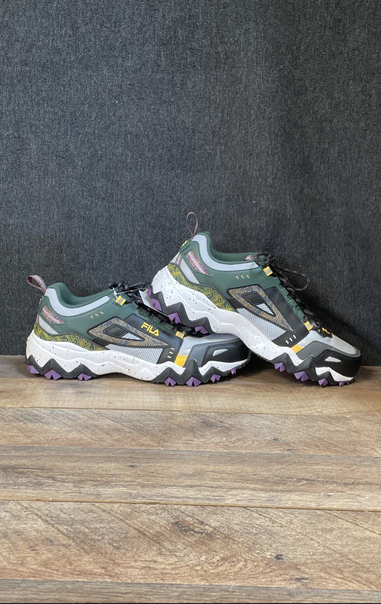 Fila Oakmont TR Hunter Sycamore Multicolor Trail Sneakers Men's Size 10 NWT