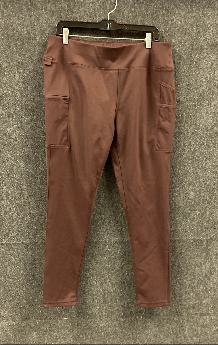 Carhartt Women's Force Lightweight Utility Work Leggings Brown Sz L Regular