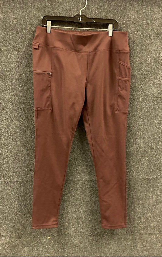 Carhartt Women's Force Lightweight Utility Work Leggings Brown Sz L Regular