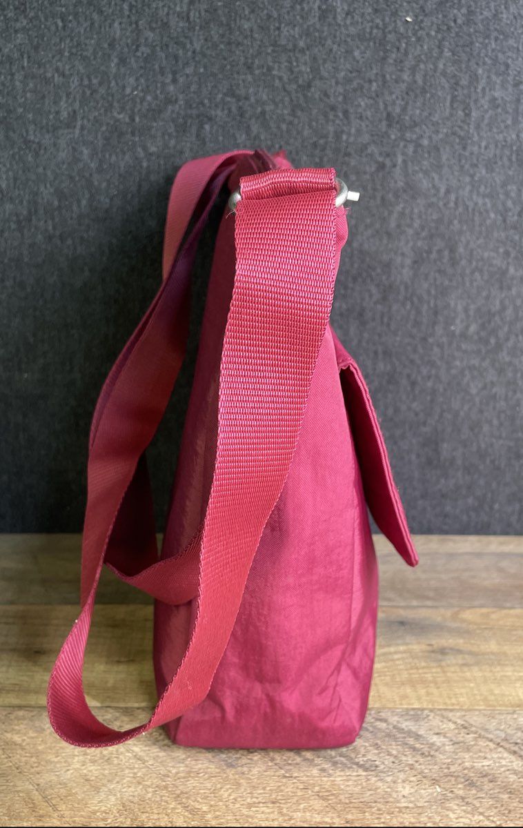Baggallini Pink Nylon Crossbody Bag Small Travel Shoulder Bag