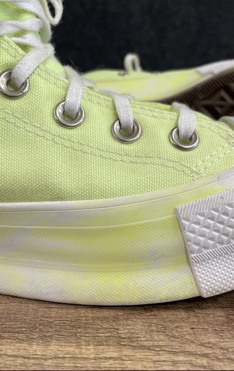 Converse Chuck Taylor All Star Lift Platform High Top Yellow Tie Dye Size 6.5