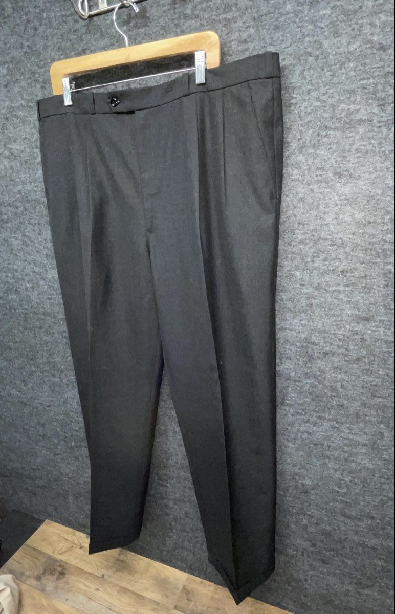 Vintage 90s Lombardi & Co Men's Dark Grey 2-Piece Suit Blazer Trousers