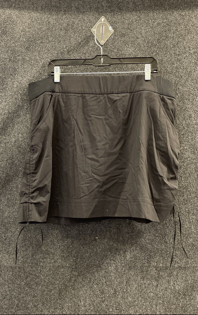 Columbia Women's Black Anytime Casual Stretch Cinch Side Skort Sz 2XL