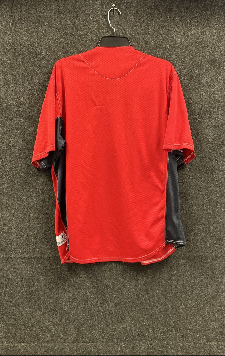 MLB Genuine Merchandise Men's Washington Nationals Baseball Jersey Red Mesh Sz L