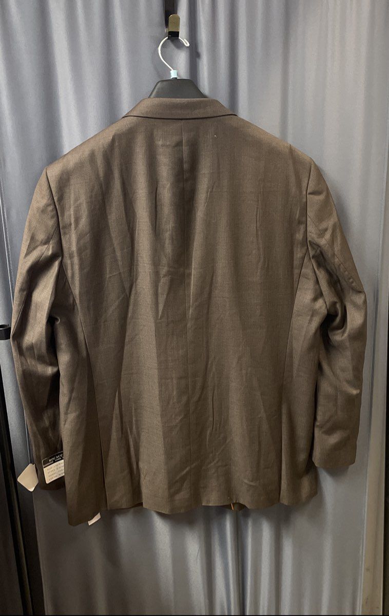 Bocaccio Uomo Men's Brown Paris Suit Coat Blazer Stretch Sz 50L NWT