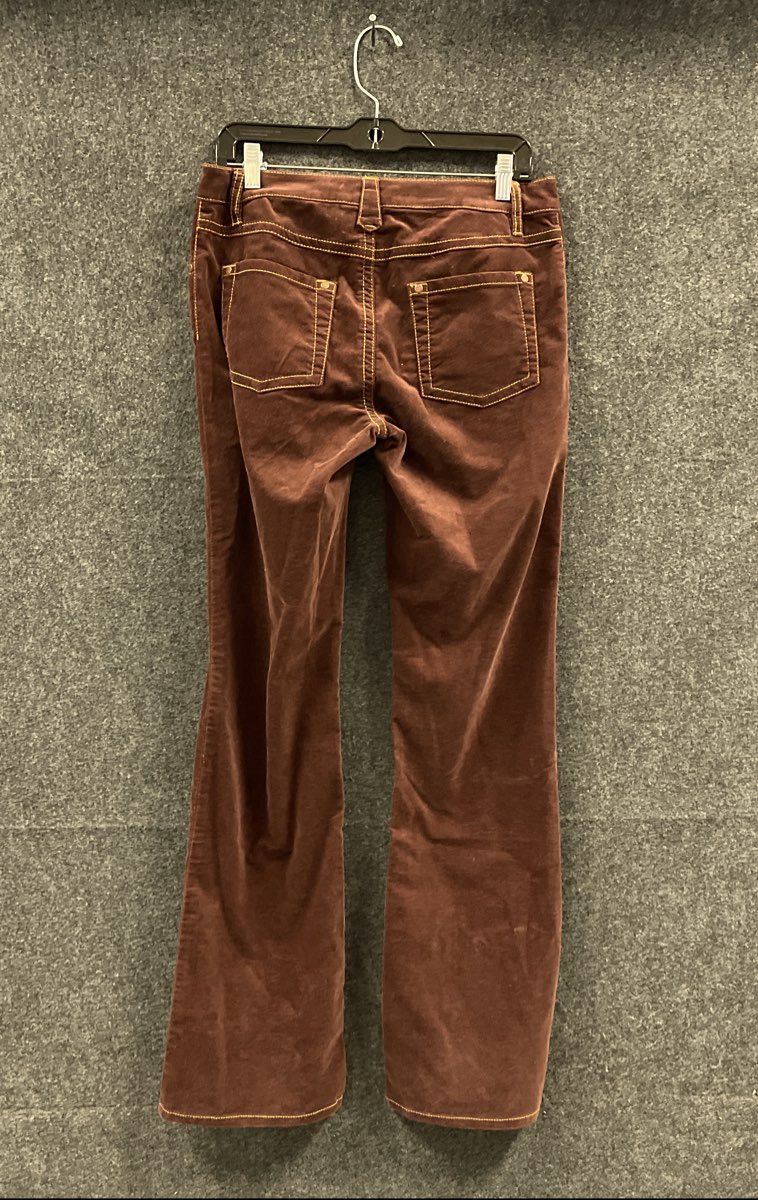 Cabi Women's Garnet Brown Cotton Spandex Bootcut Pants Size 6 NWT