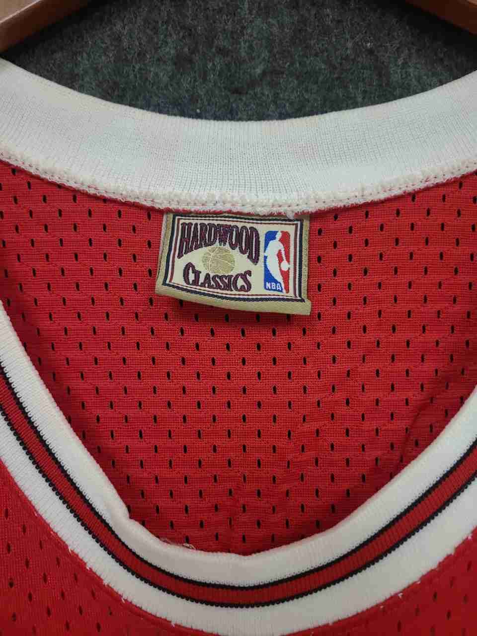Mitchell & Ness Derrick Rose Chicago Bulls Jersey Red Hardwood Classics Sz 52