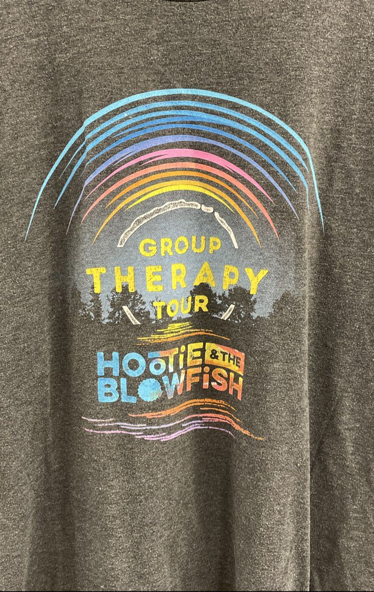 Hootie & the Blowfish 2019 Group Therapy Tour T-Shirt Sz 2XL