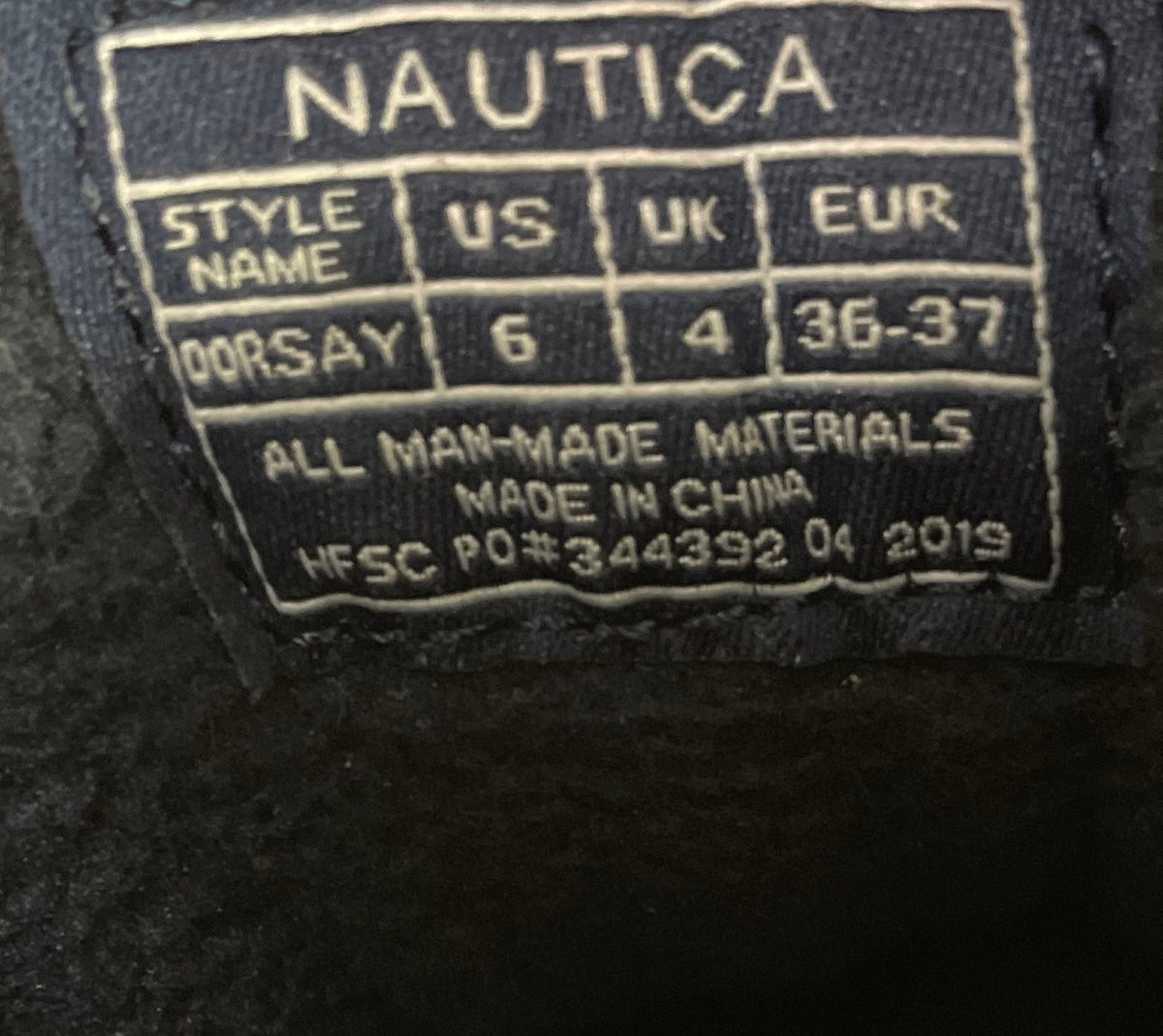Nautica Dorsay Navy Brown Quilted Duck Boots Women's Size 6