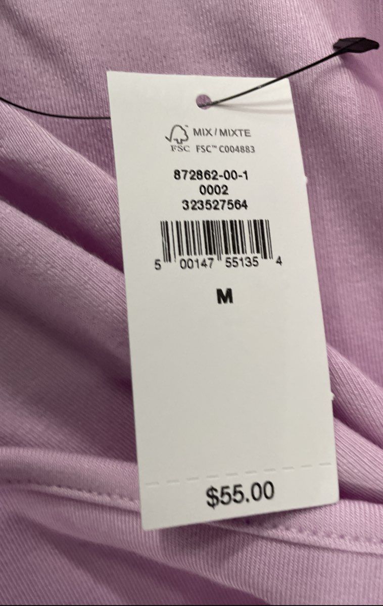 Banana Republic Women's Pink Puff Balloon Sleeve Boat Neck Top NWT Size M