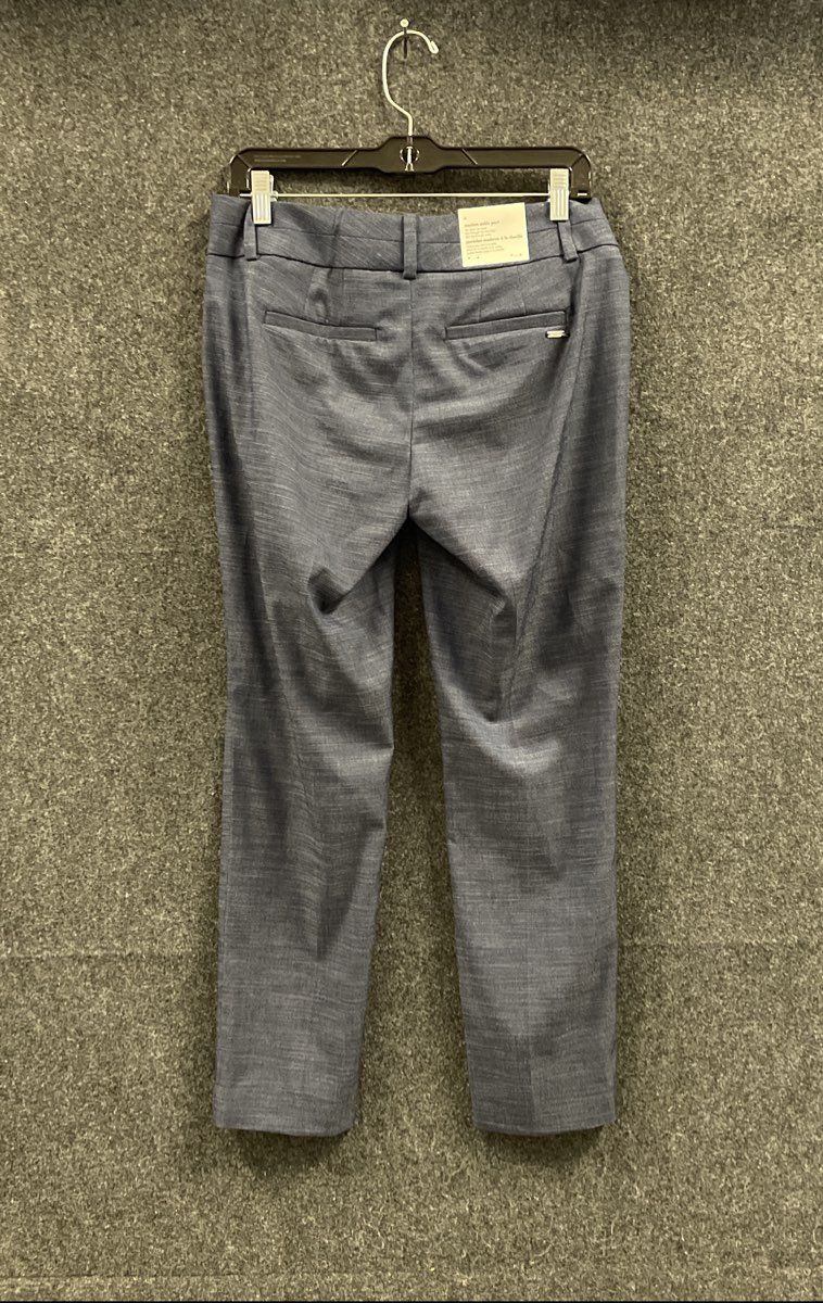 Calvin Klein Women's Blue Modern Ankle Pant Slim Fit Dress Trousers NWT Size 4