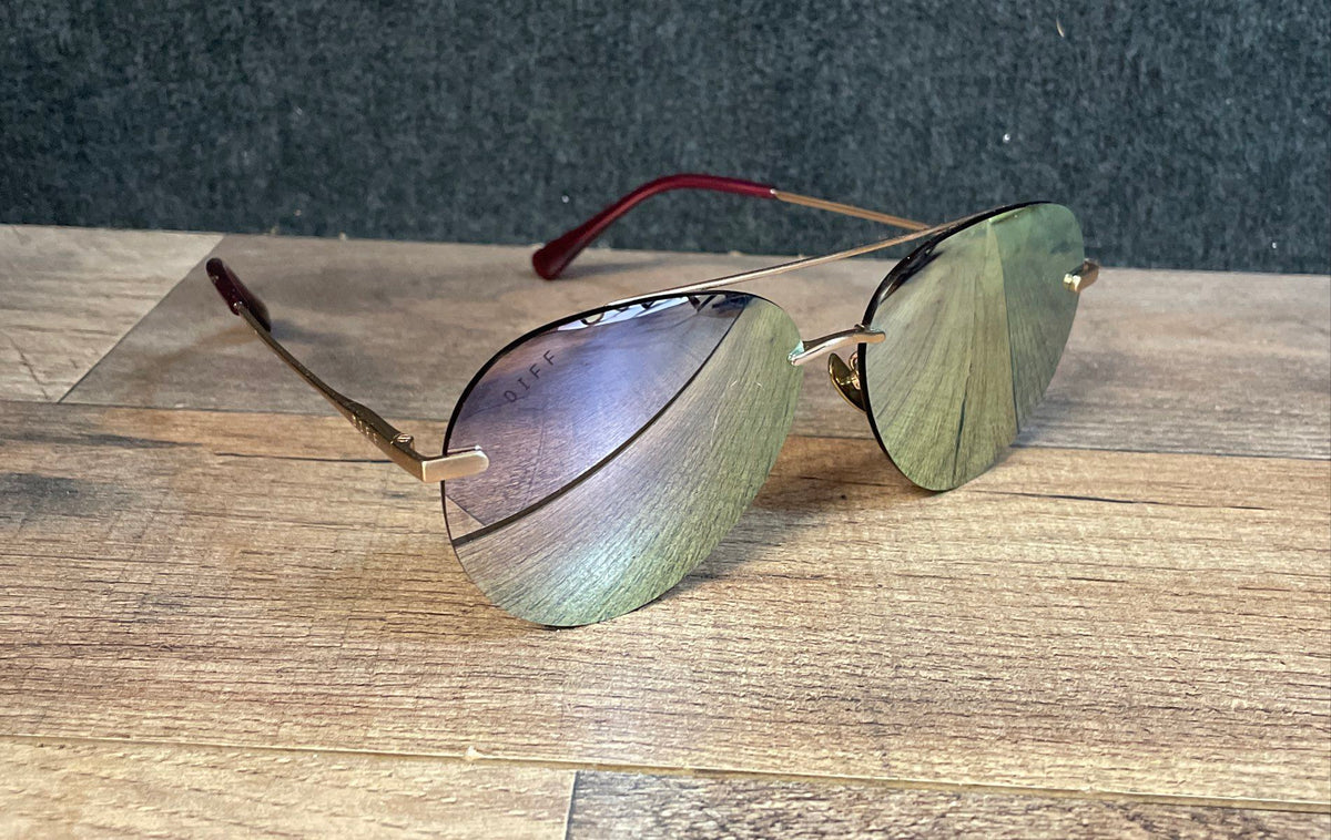 DIFF Women's Sunglasses Lot of 4 Becky Bella Cruz Goldie Tortoise Aviator