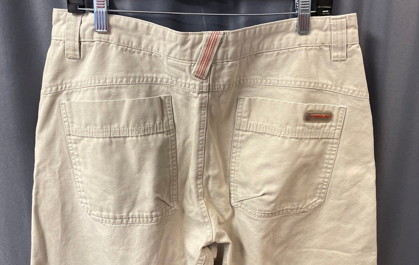 Timberland Men's Khaki Outdoor Performance Canvas Work Pants Sz 34x32