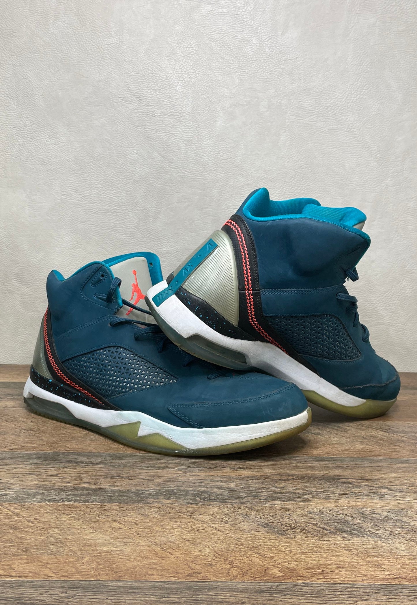 Nike Air Jordan Flight Remix Space Blue Tropical Teal Infrared Size 11.5