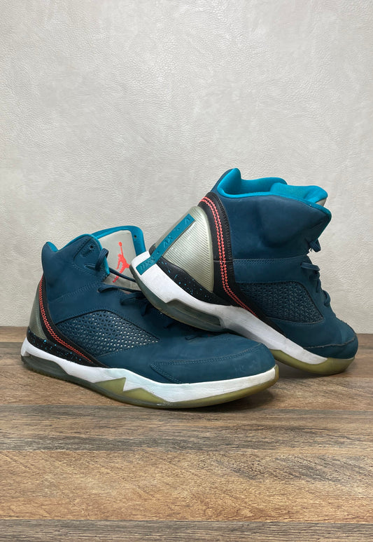 Nike Air Jordan Flight Remix Space Blue Tropical Teal Infrared Size 11.5