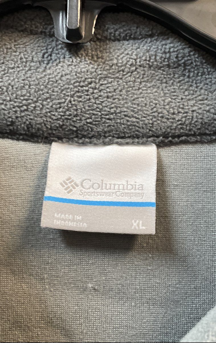 Columbia Men's Klamath Range II 1/4 Zip Fleece Pullover Grey Sz XL