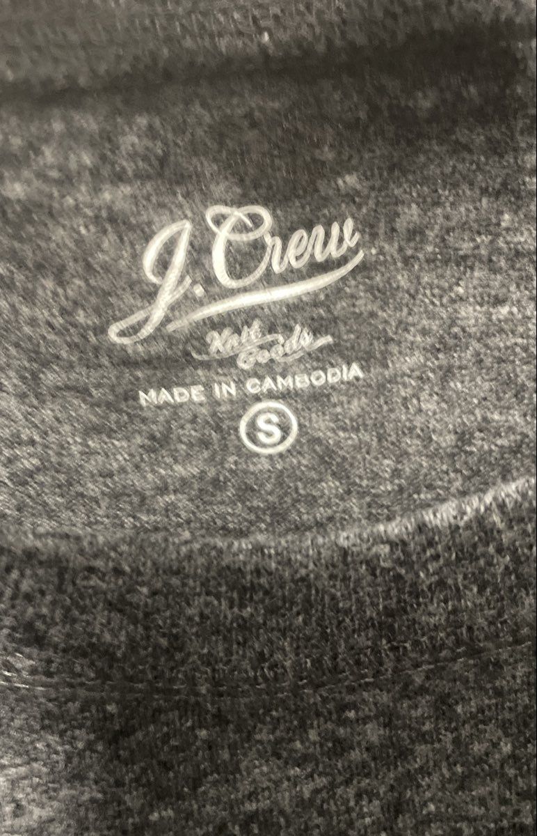 J.Crew Men's Lot 2 Heathered Long Sleeve T-Shirts Red Gray Cotton Crewneck Sz S