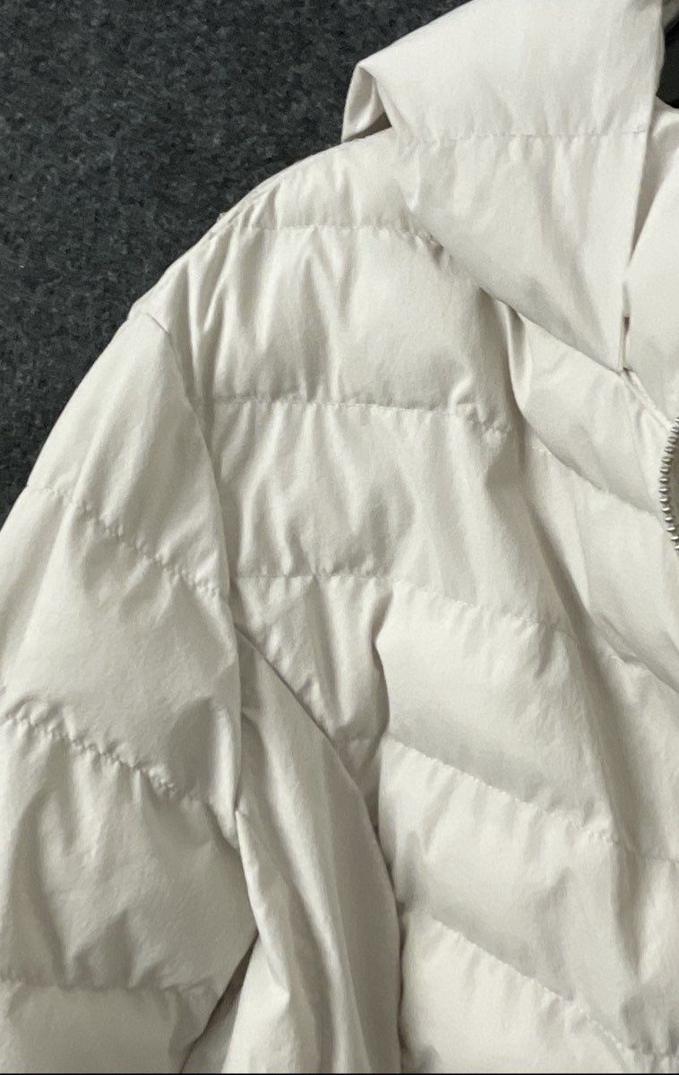 32 Degrees Heat Women's Puffer Jacket White Quilted Full Zip Hooded XL