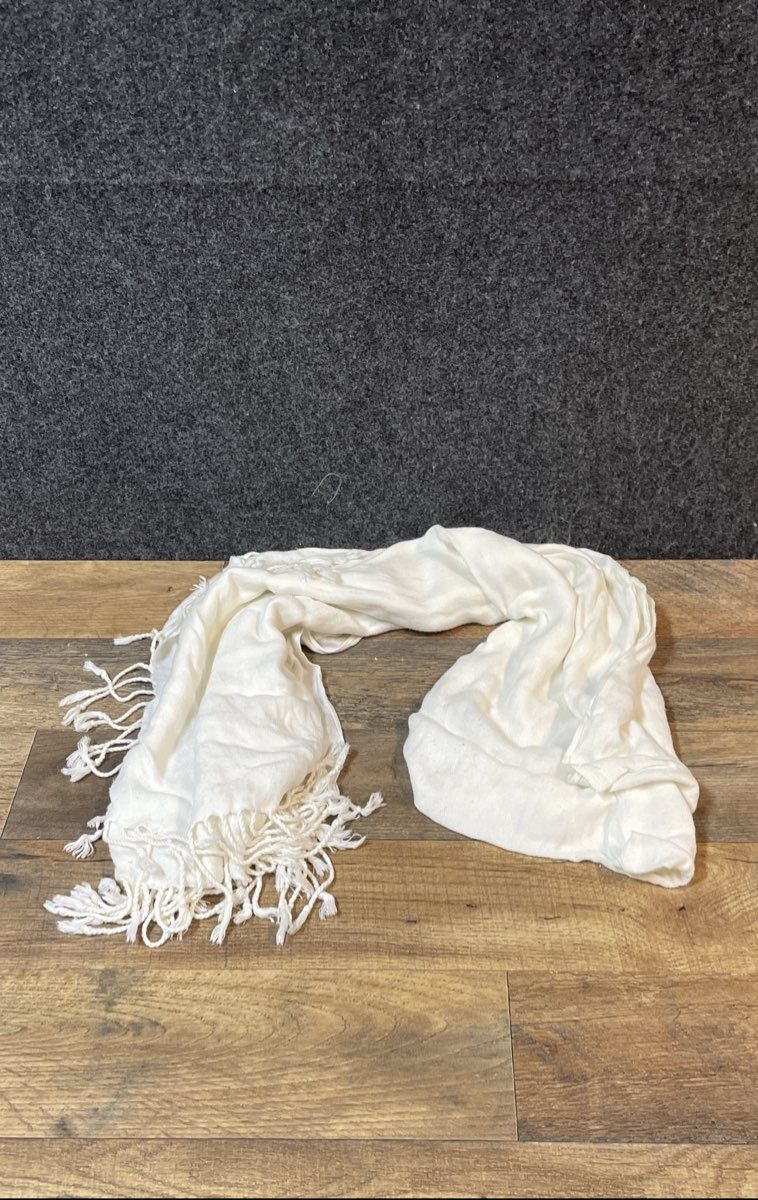 Mixed Brand Women's Scarf Lot 5pc Pashmina Silk Blend Polyester Printed Fringe
