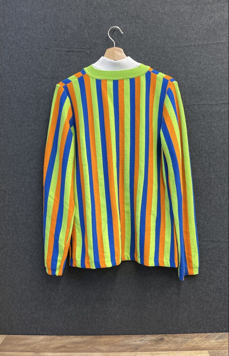 Sesame Street Unisex Bert Striped Cosplay Costume Sweater Size S