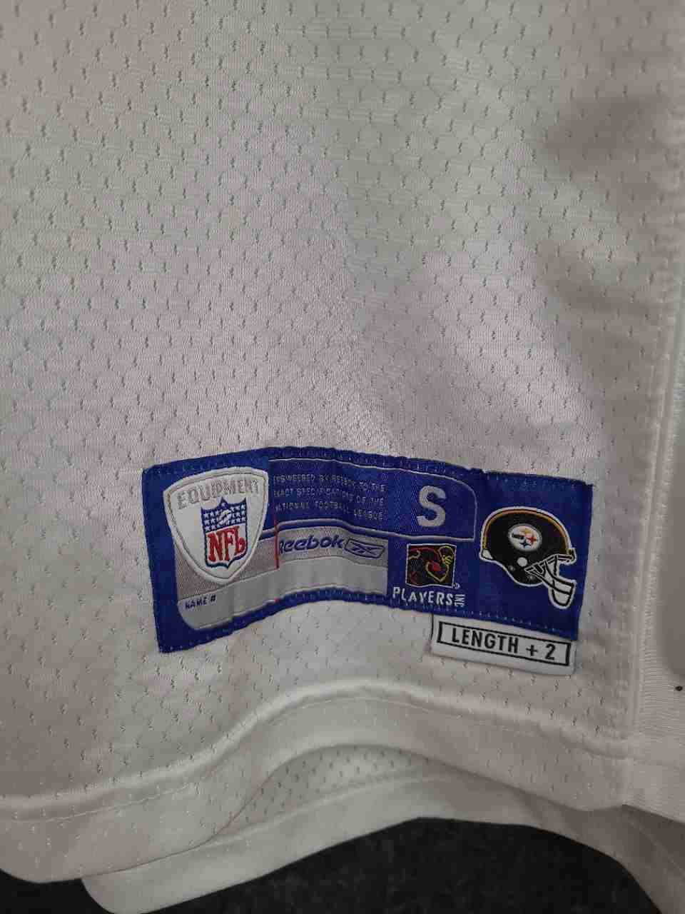Reebok Men's Pittsburgh Steelers Troy Polamalu #43 NFL Jersey White Size S