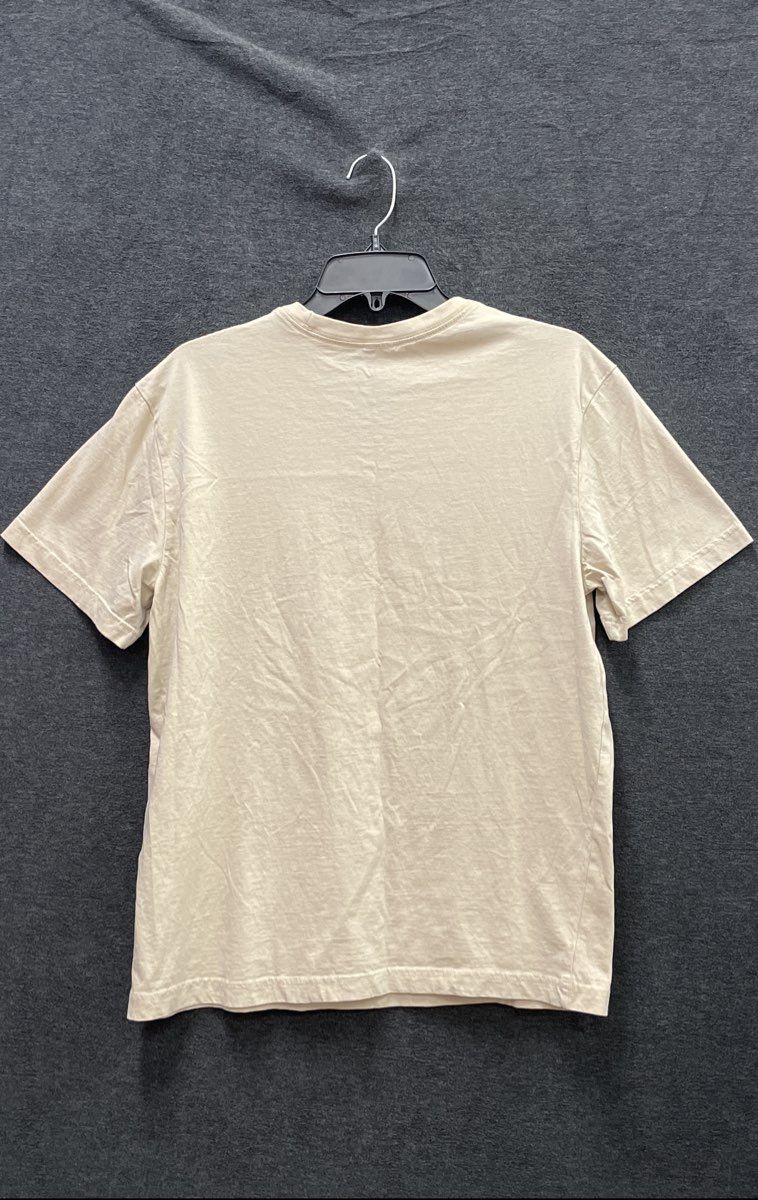 Walt Disney World Unisex Tinkerbell Castle Graphic T-Shirt Beige Cotton Sz M