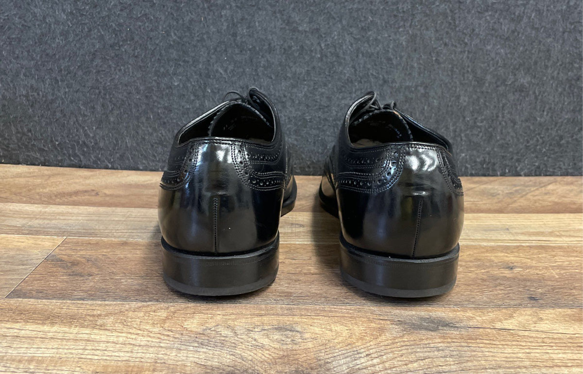 Florsheim Wingtip Oxford Black Leather Dress Shoes Men's Size 11 3E