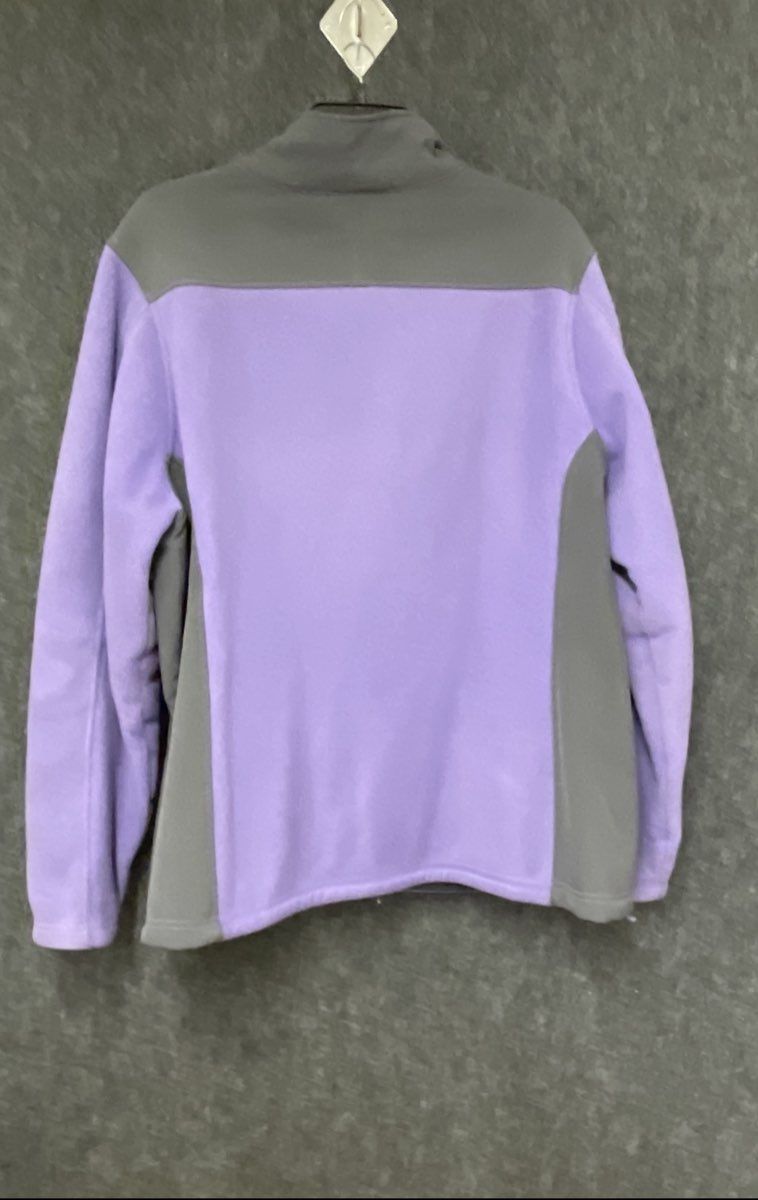 L.L. Bean Women's Pathfinder Polartec Fleece Jacket Purple Gray Size XL
