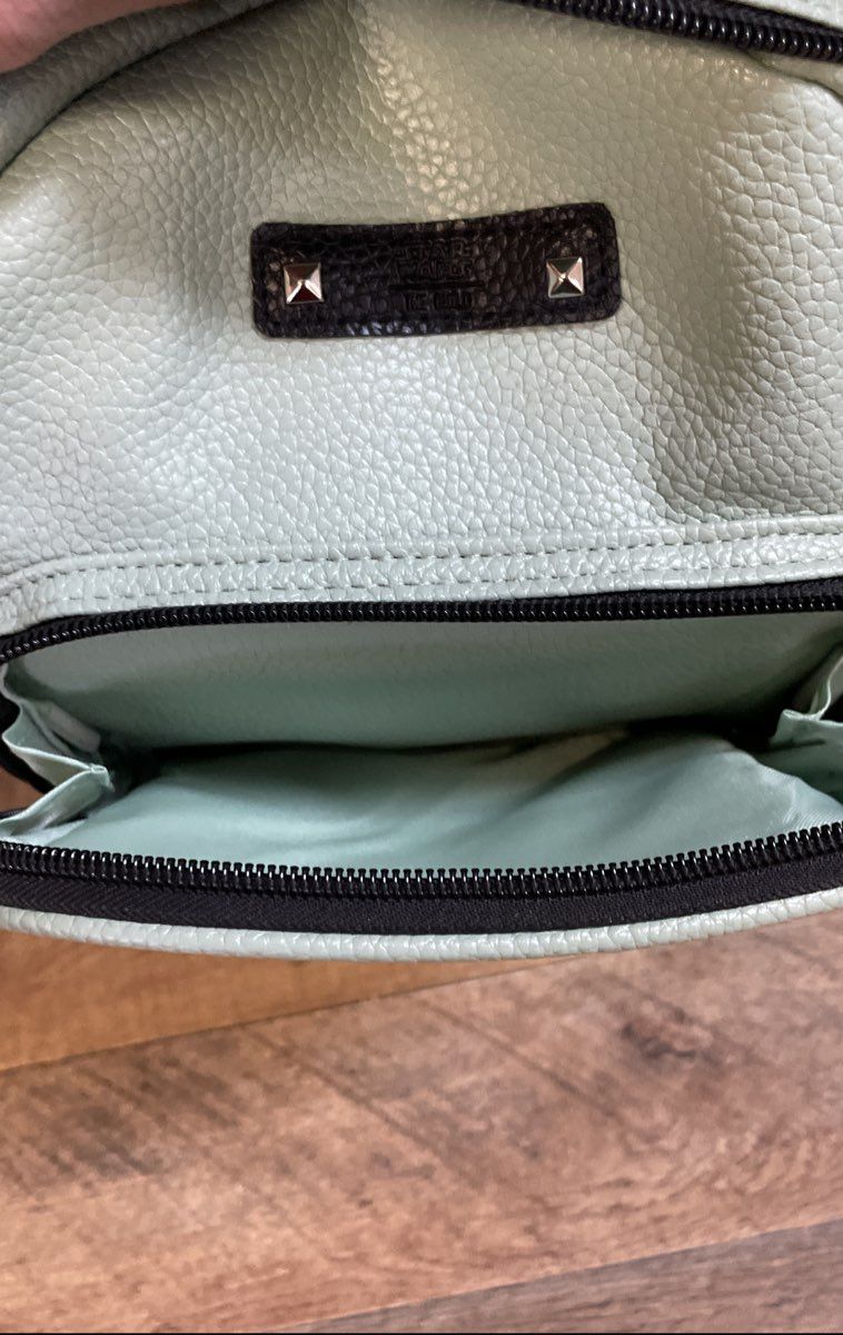 Star Wars The Child Grogu Baby Yoda Mini Backpack Faux Leather Mint Green
