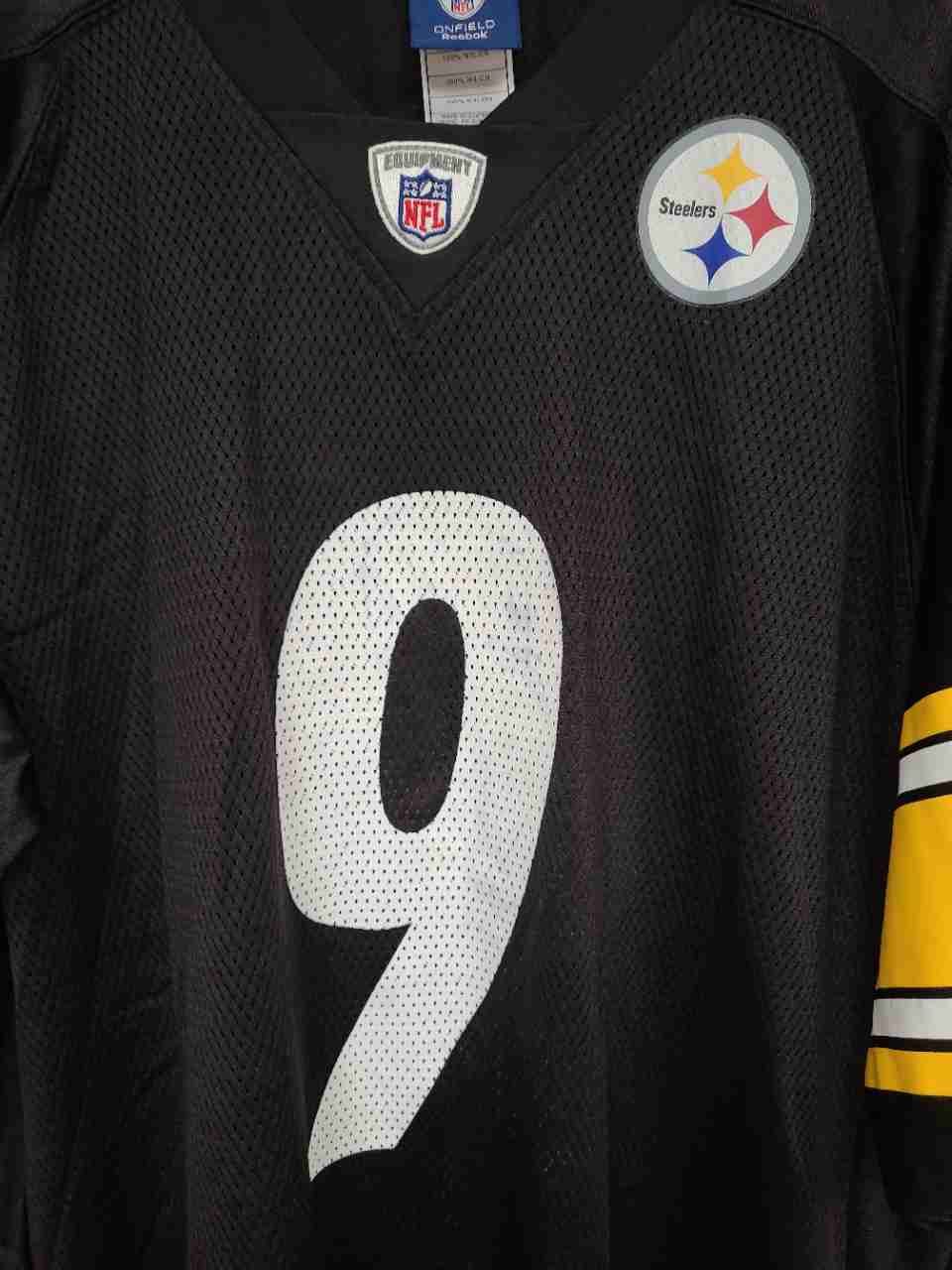 Reebok Men's Pittsburgh Steelers Daniel Sepulveda #9 Football Jersey Black XL