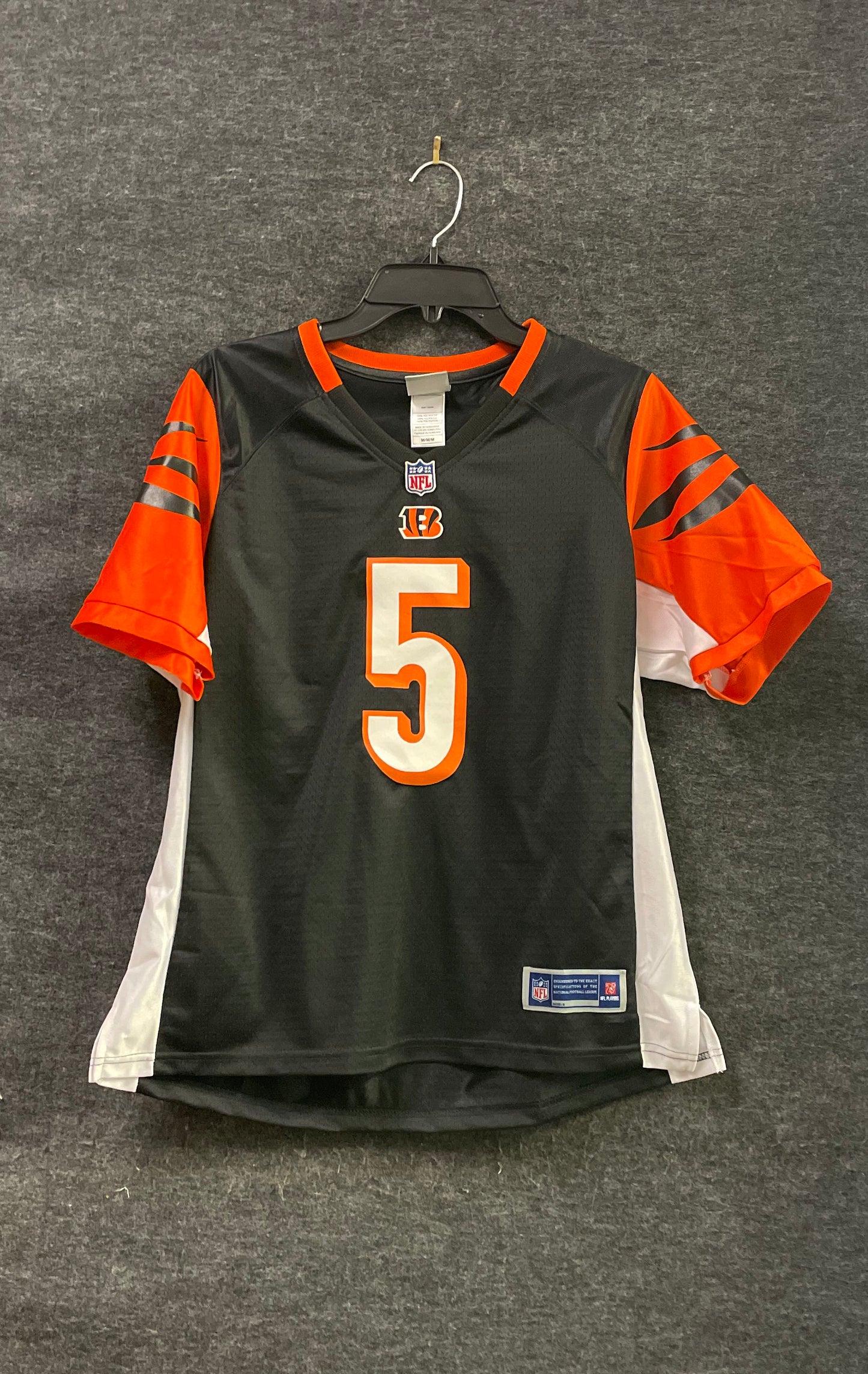 NFL Pro Line Cincinnati Bengals Ryan Finley #5 Football Jersey Black Sz M