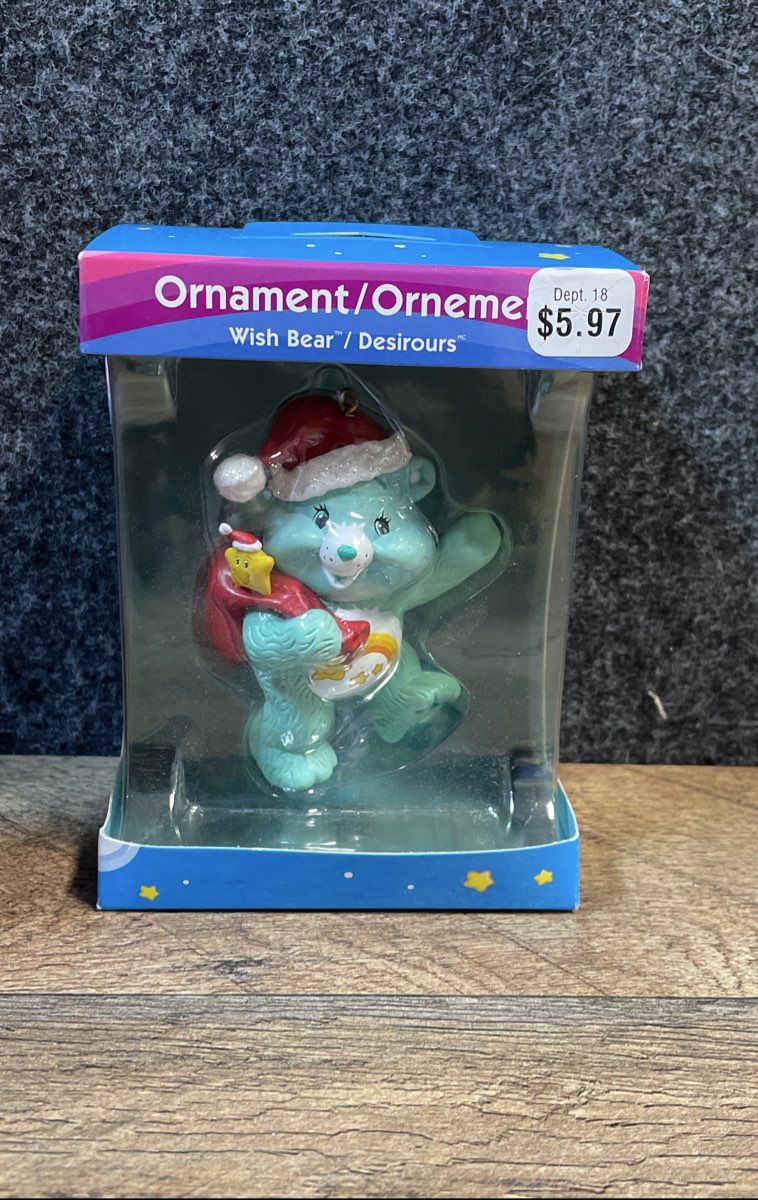 Care Bears Toy Lot Plush Figures Ornament 5 Pieces Funshine Grumpy Cheer Wish