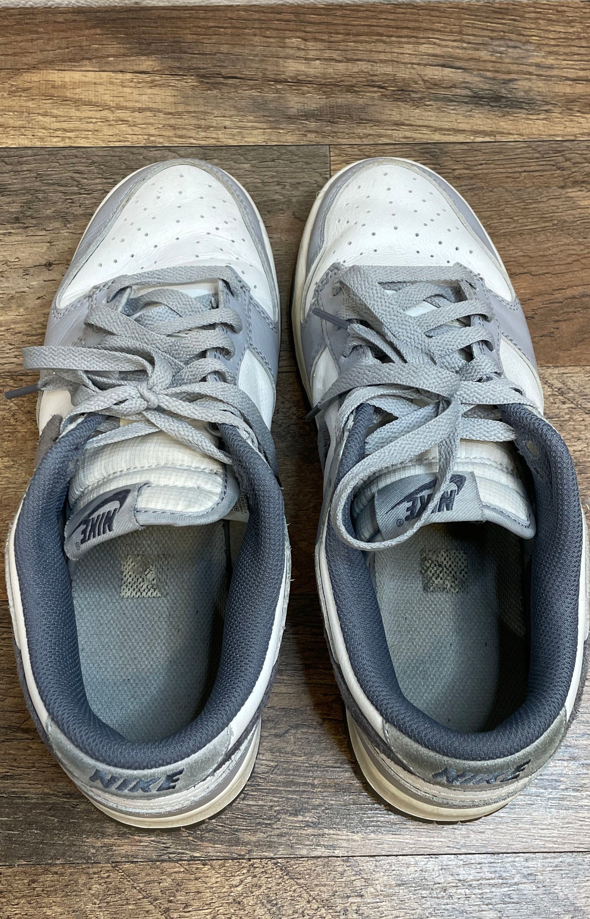Nike Dunk Low SE Light Carbon White Grey Sneakers Men's Size 8