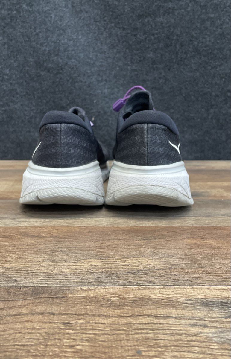 Hoka One One Cavu Black Purple Running Training Sneakers Size 10