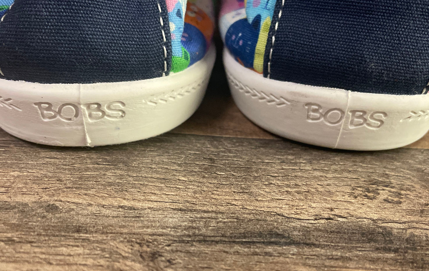 Skechers BOBS Beach Bingo Kitten Party Slip-On Sneakers Women's Size 11