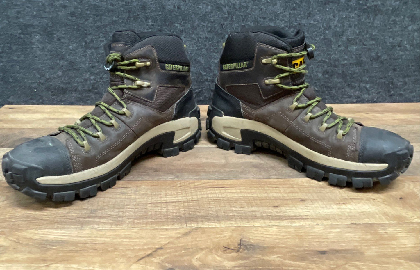 Caterpillar Streamline Runner P91541 Brown Composite Toe Work Boots Size 10.5