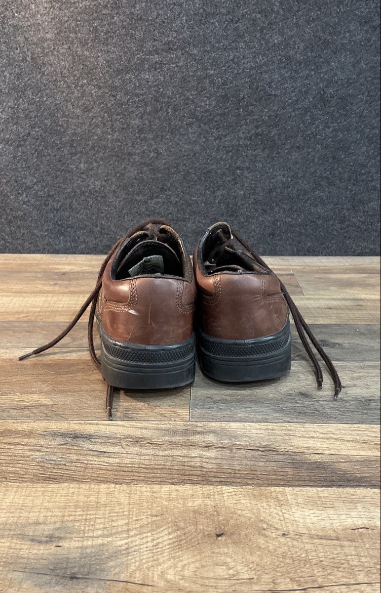 G.H. Bass Tuckerman Brown Leather Moc Toe Oxford Casual Shoes Men's Size 10.5 M