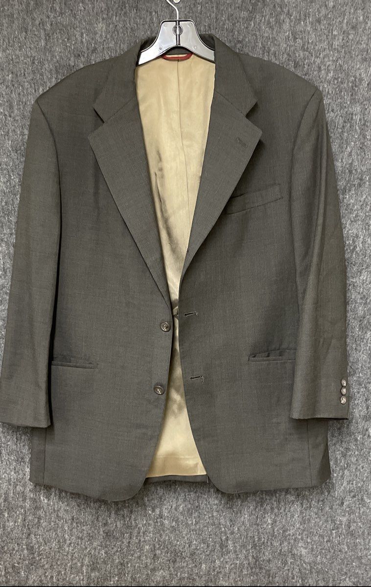Jos. A. Bank Men's Gray 100% Wool 2-Button Blazer Sport Coat Sz 41 R