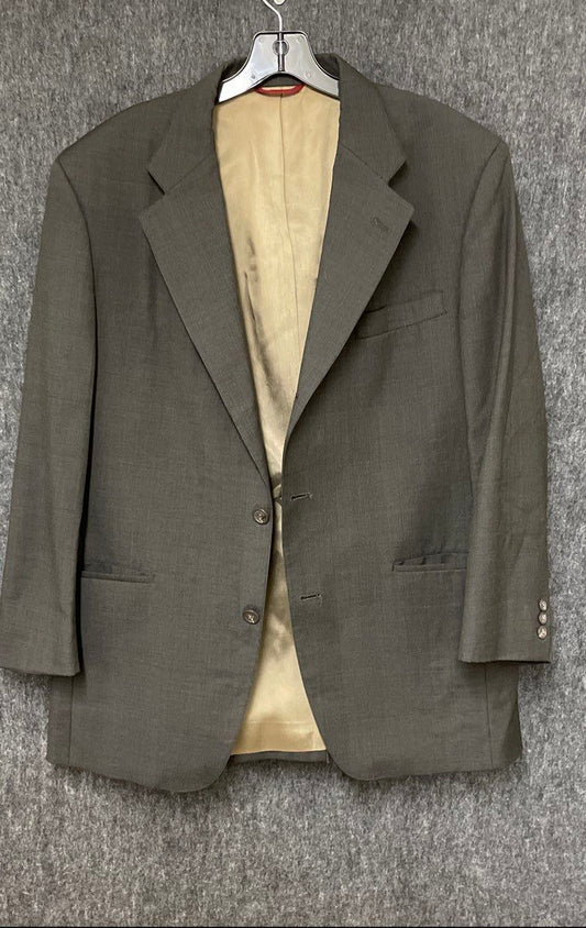 Jos. A. Bank Men's Gray 100% Wool 2-Button Blazer Sport Coat Sz 41 R