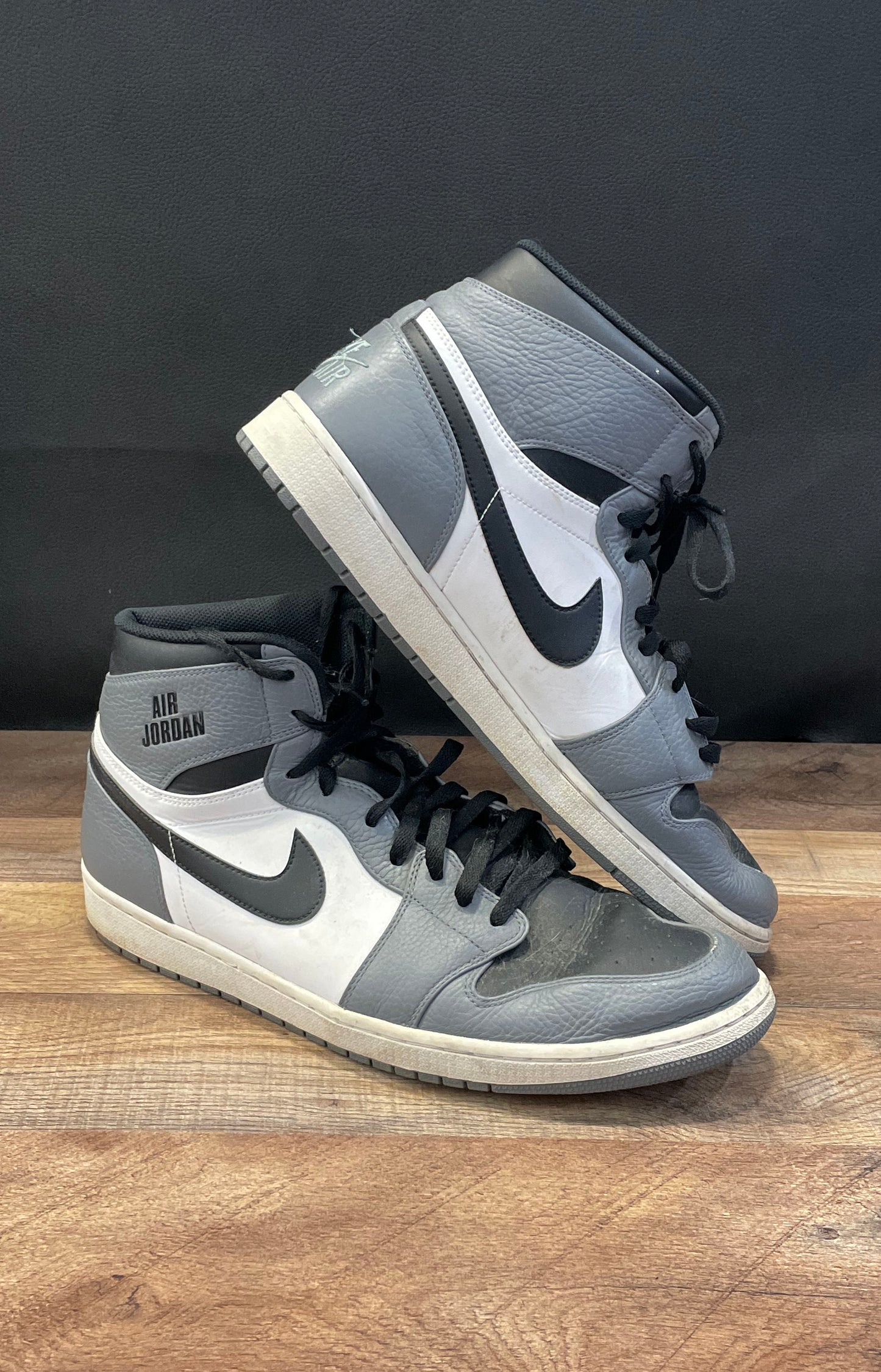 Nike Air Jordan 1 Retro High Rare Air Cool Grey Black White Size 16