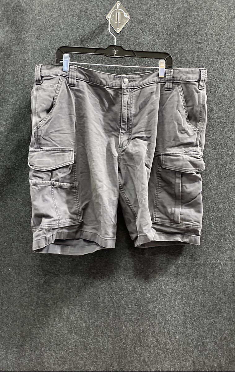 Carhartt Men's Grey Rugged Flex Relaxed Fit Canvas Cargo Work Shorts Sz 42