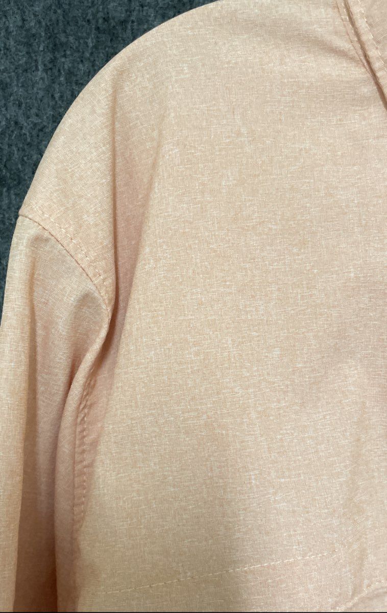 L.L. Bean Women's Tropicwear Utility Long Sleeve Shirt Peach Vented Sz 2X Plus