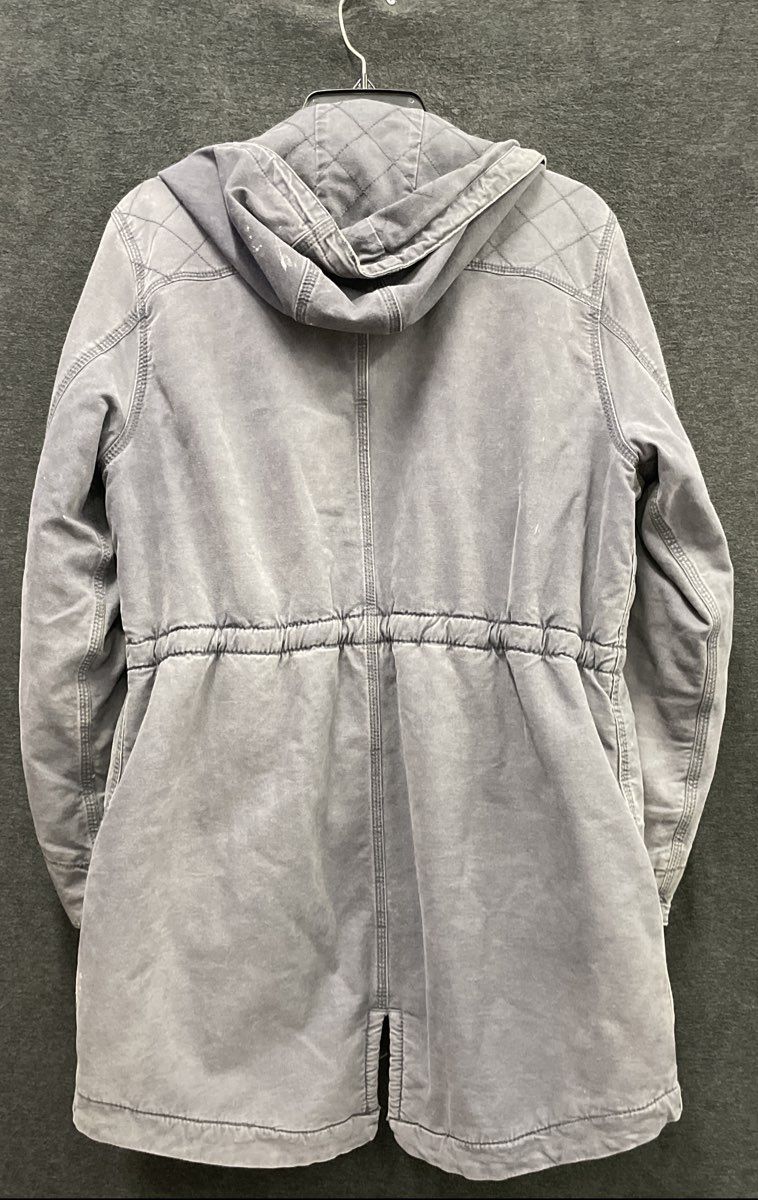 Carhartt Girl's Crawford Hooded Coat Gray Sherpa Lined Utility Parka Sz L 12/14