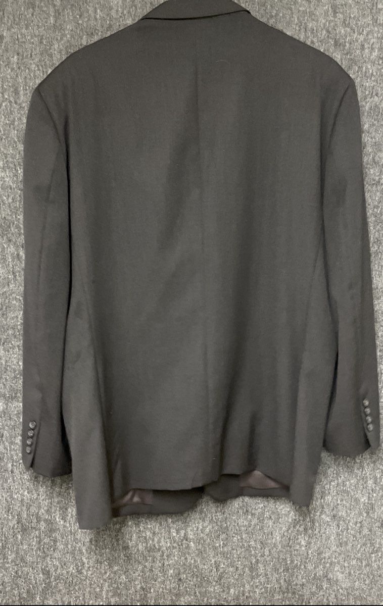 Pronto Uomo Platinum Men's Dark Gray Wool 2-Piece Suit 44R Jacket 42W Pants