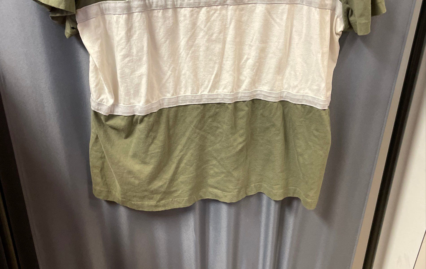 True Religion Men's Green White Stripe Embroidered Buddha Polo Shirt Sz 3XL