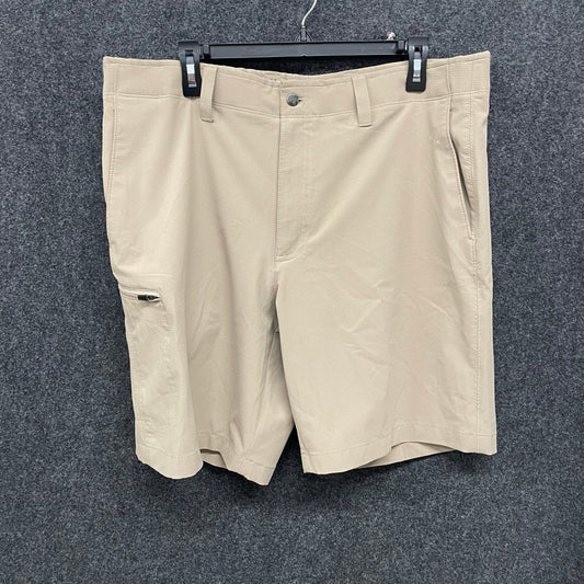 Callaway Men's Tan Performance Golf Stretch Shorts With Cargo Pocket Size 36