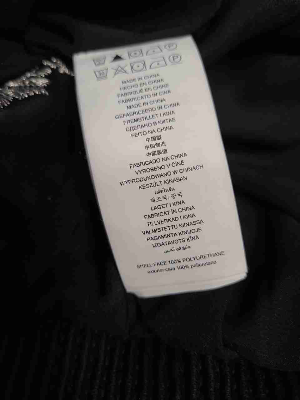 MICHAEL Michael Kors Women's Black Faux Leather Embroidered Bomber Jacket Sz M