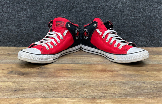 Converse Chuck Taylor All Star High Street Red Black Sneakers Men's Size 9