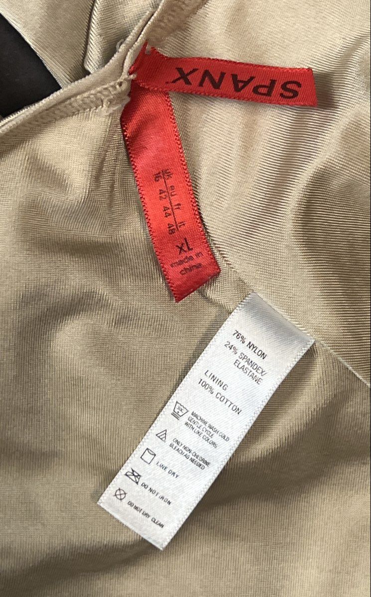 Spanx Women's Tummy Control Shapewear Mid-Thigh Shorts Beige Nude Sz XL