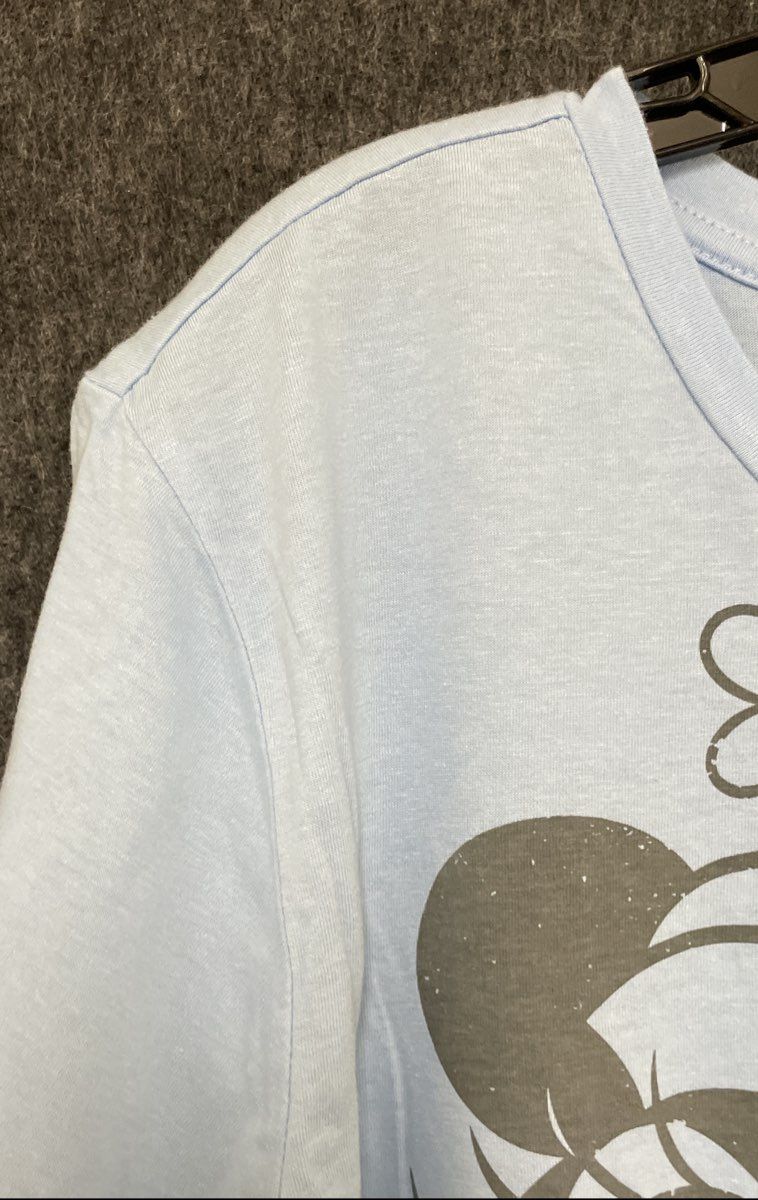 Disney Women's Light Blue Mickey & Minnie Mouse Graphic T-Shirt Sz 2XL